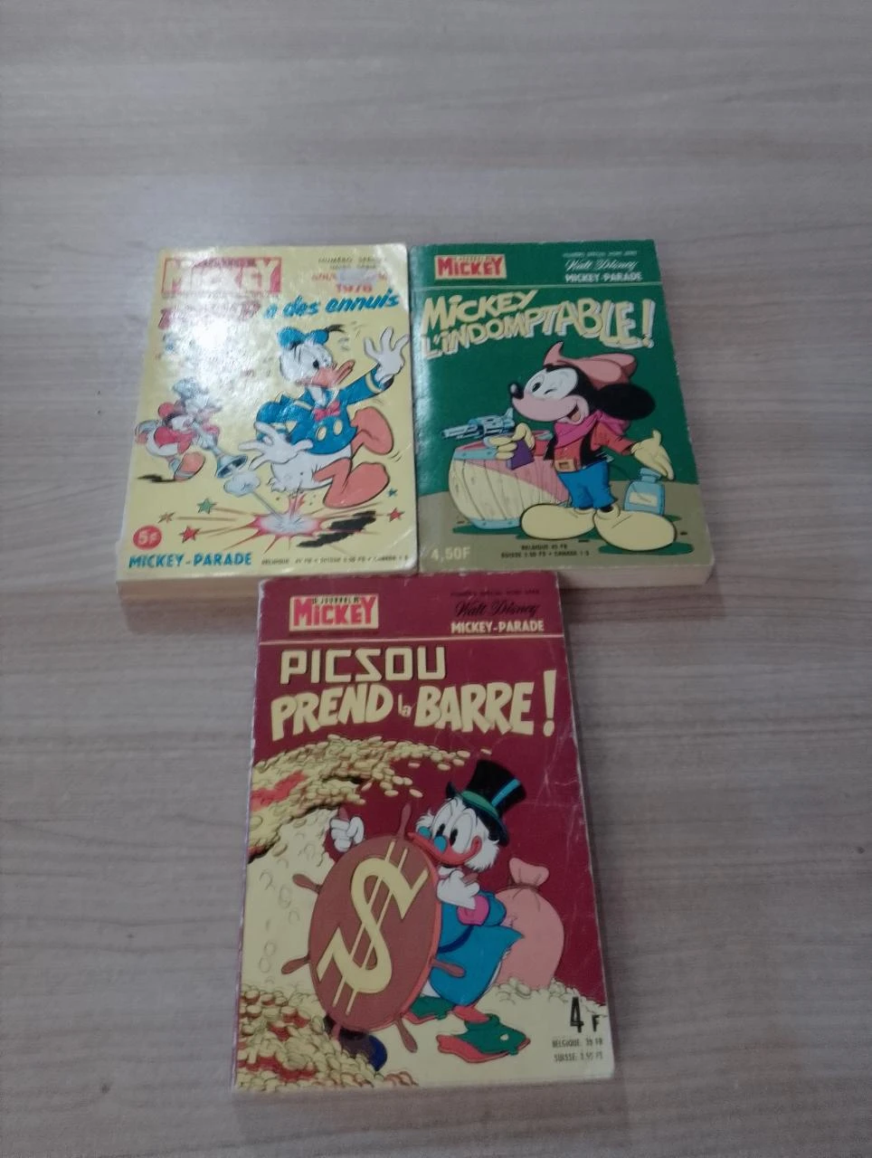 Mickey parade bis lot de 3 (offre pour le week-end) n°1225, 824, 1260